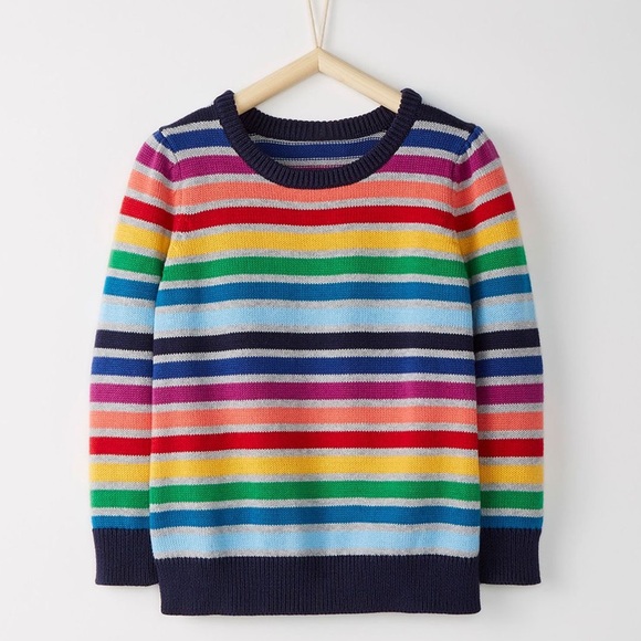 Hanna Andersson Other - Hanna Andersson Knit Striped Rainbow Sweater